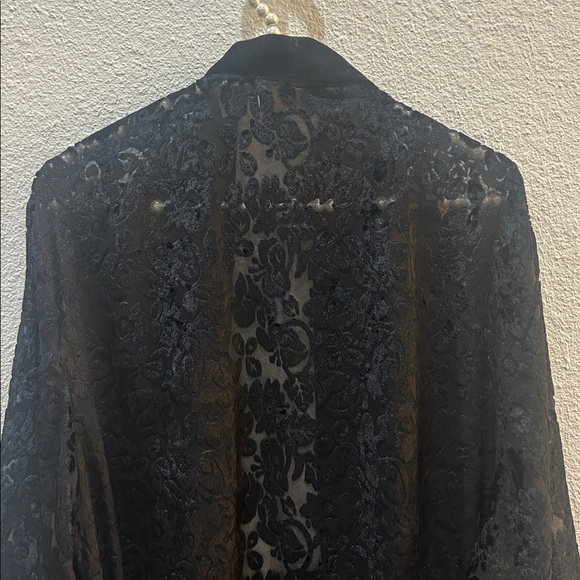 Vintage 90s Victoria's Secret Gold Label Velvet Sleep Dress and Robe Set - Picture 16 of 16